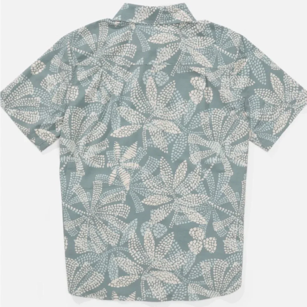 DRIFTER BOYS UV BUTTON UP - ATLANTIC GREEN Large